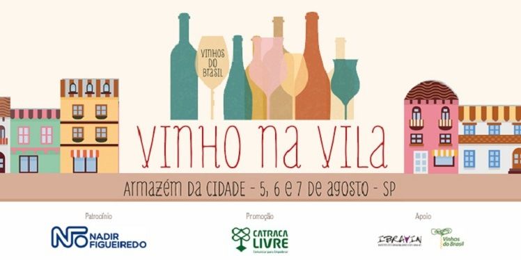  banner com logo do Vinho na Vila